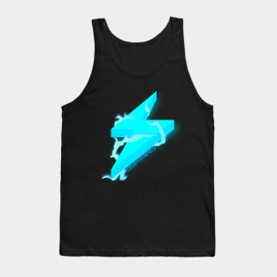 Blue Lightning Tank Top